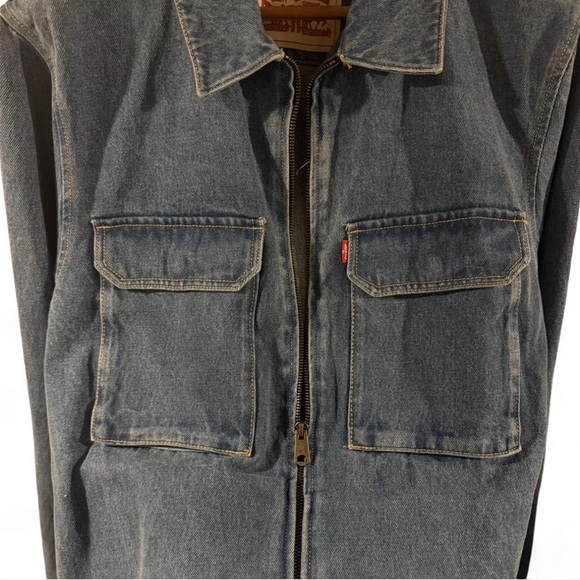 NWT Levi's Classic Full-Zip Shirt Denim Jacket Size Large - Picture 5 of 5
